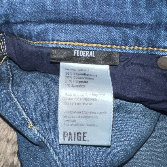 Paige Denim Men’s Jeans Federal 36x32 - Picture 3 of 4